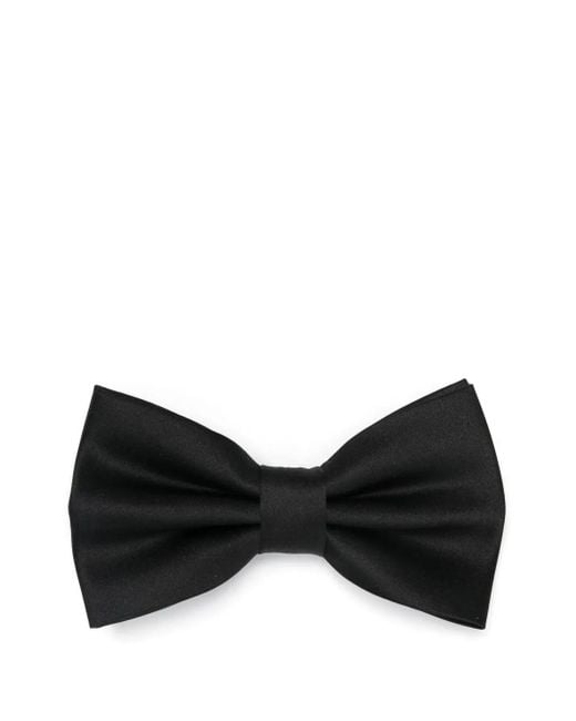 Maison Close Black Satin Bow Tie