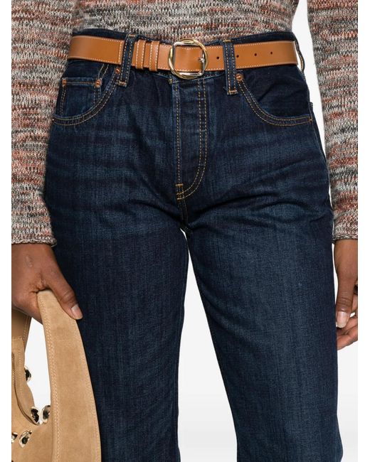 Re/done Bootcut Jeans in het Blue