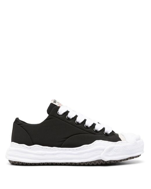 Maison Mihara Yasuhiro Hank Og Sole Leather Sneakers in Black for Men | Lyst  Canada