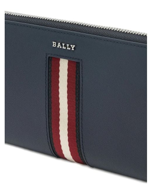 Bally Portemonnee Met Rits in het Blue voor heren