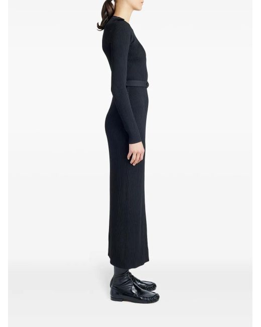 Proenza Schouler Black Lauryn Maxi Dress