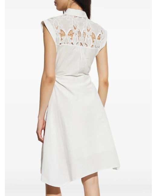 AllSaints White Zola Mini Dress