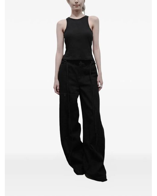 ili node Black Greer Drawstring Trousers
