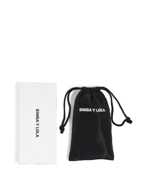 Bimba Y Lola Pink Round-Frame Sunglasses