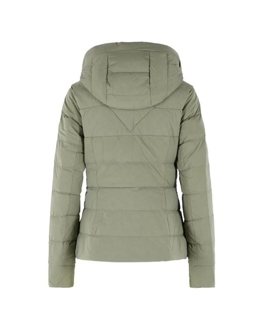 Canada Goose Green Clair Logo-Patch Jacket