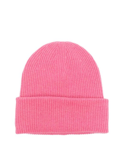 Lisa Yang Pink Beanie Aus Kaschmir
