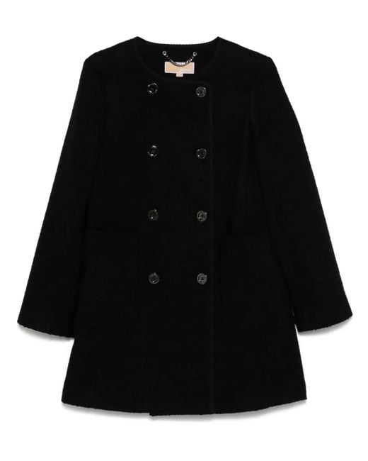 MICHAEL Michael Kors Black Mantel Aus Bouclé