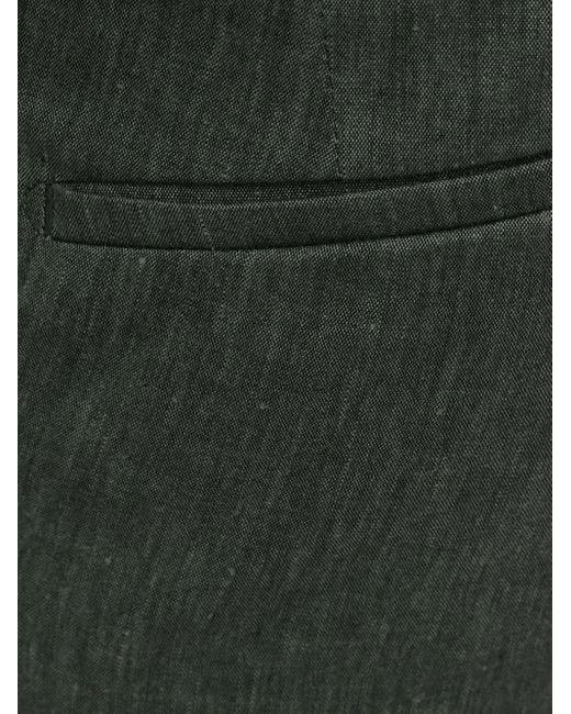 Drykorn Black Pleated-Pocket Trousers for men