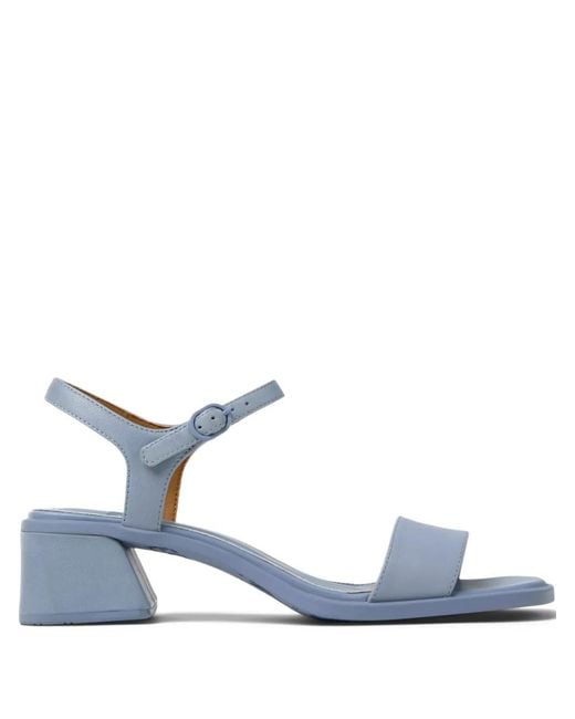 Camper Blue Kora Leather Sandals