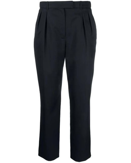 A.P.C. Cropped Plooibroek in het Blue