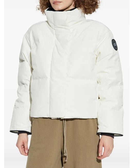Canada Goose White Grandview Padded Jacket