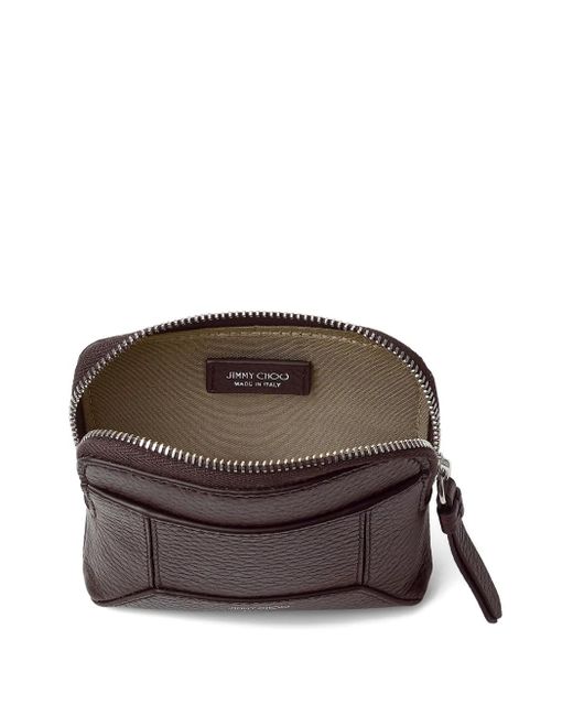 Jimmy Choo ファスナー財布 Brown