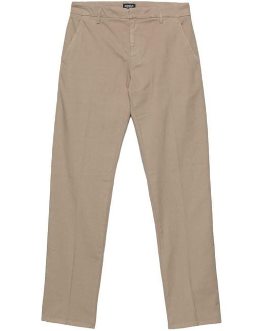 Pantalon de costume slim à plis marqués Dondup pour homme en coloris Natural