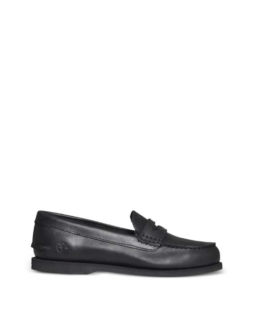 Timberland Black Classic Penny Loafers