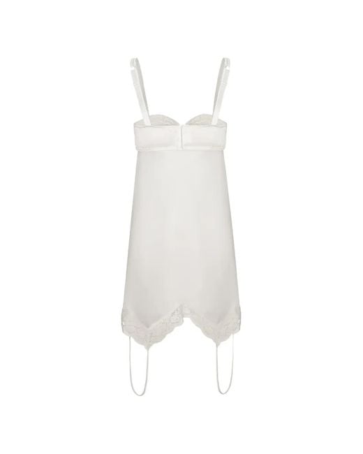 SEEN USERS White Picasso Lace-Trim Top