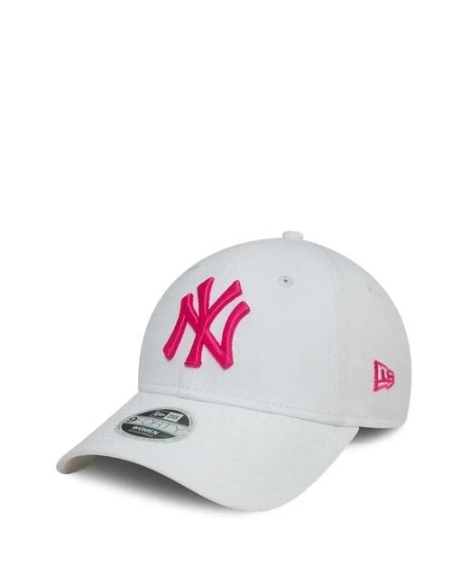KTZ White Embroidered Baseball Cap