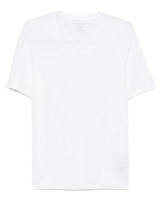 メンズ Majestic Filatures クルーネック Tシャツ White