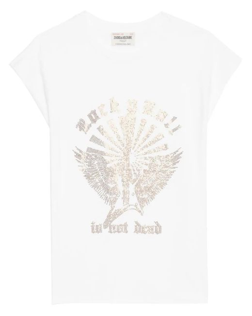 Zadig & Voltaire White Cloe Top