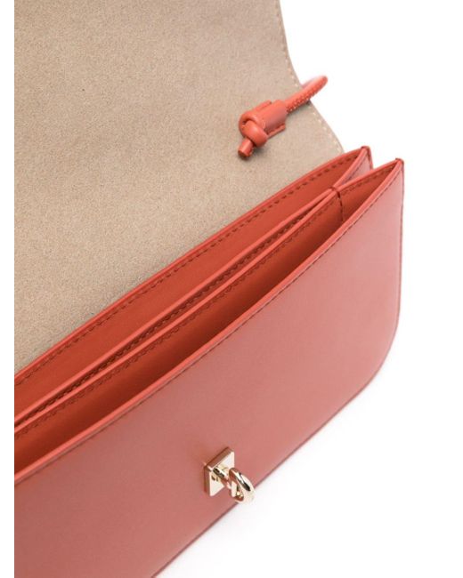 Furla Pink Leather Crossbody Bag