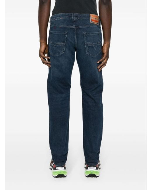 DIESEL Blue 1986 Larkee-beex Mid-rise Tapered Jeans for men