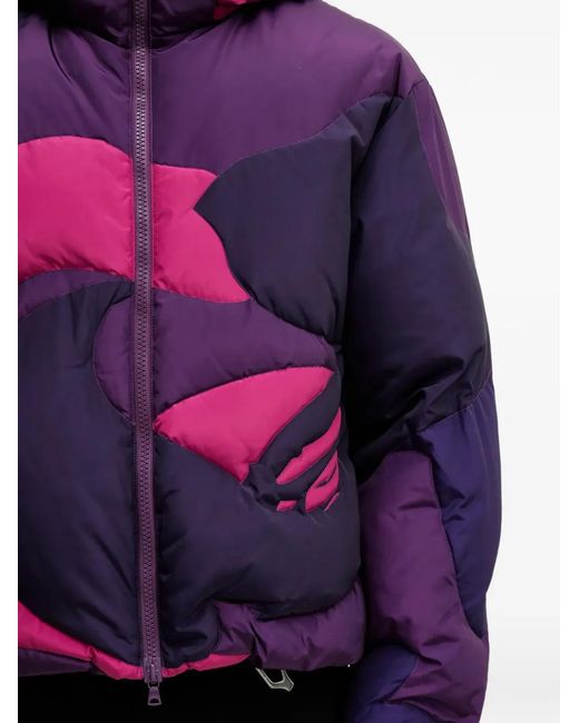 A Bathing Ape Purple Mega Color Camo Patterned Hooded Jacket for men