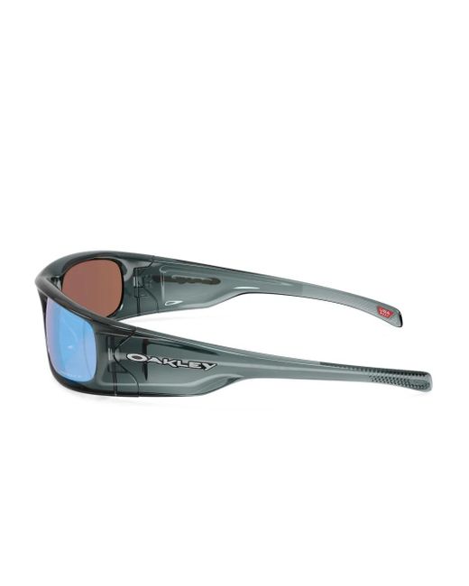 Oakley Blue Rectangle-Frame Sunglasses