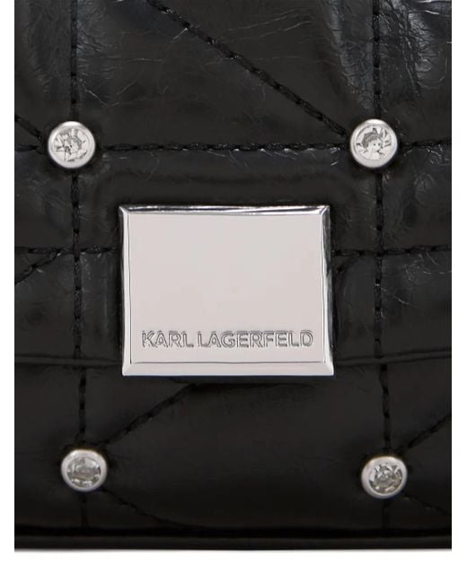 Karl Lagerfeld Black K/Kult Umhängetasche Mit Strass