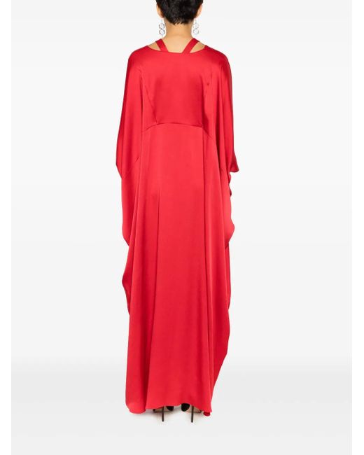 Gloria Coelho Red X Isabella Fiorentino Kaftan-Style Maxi Dress