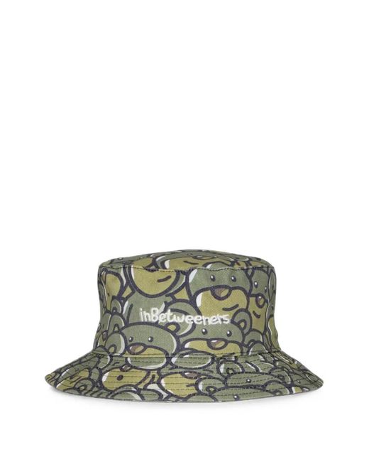 INBETWEENERS Green Graphic-Print Bucket Hat