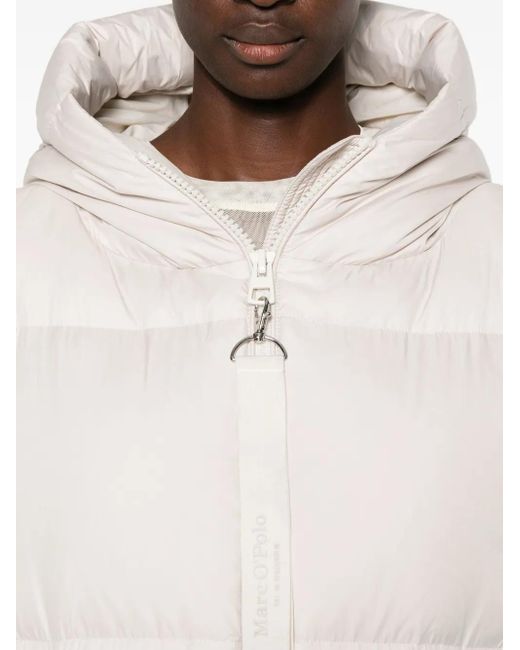 Marc O' Polo White Ärmelloser Mantel