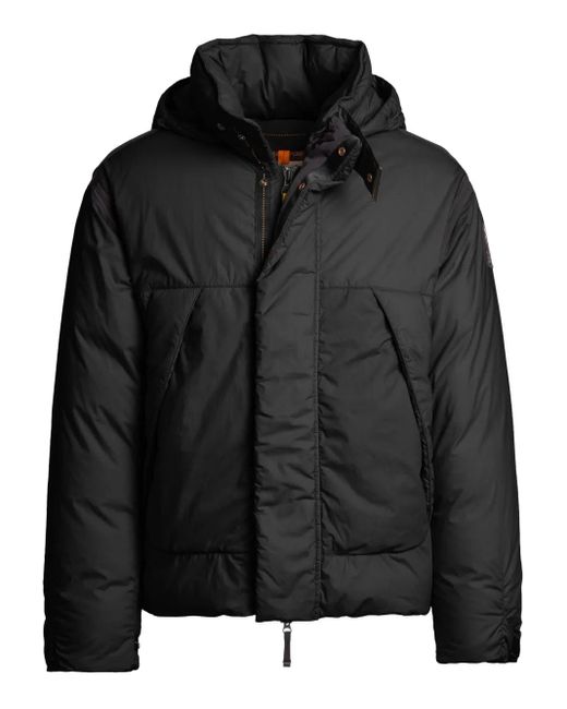 Parajumpers Gesteppte Kapuzenjacke in Black für Herren