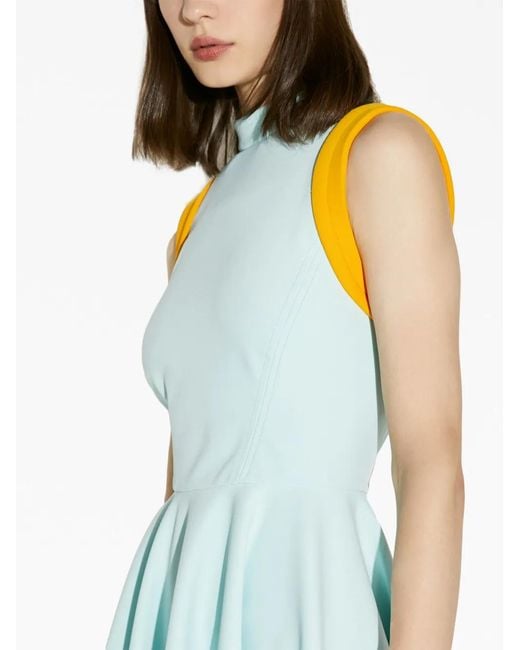 Emilio Pucci Flared Jurk in het Blue