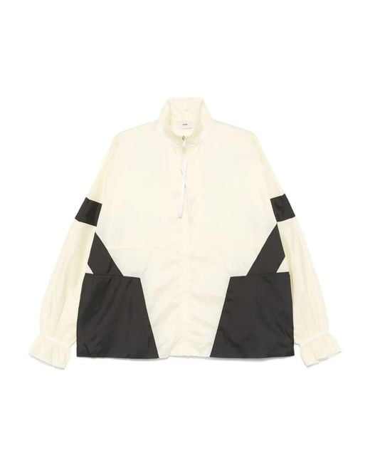 Chaqueta Liviana Con Logo Estampado Autry de color Natural