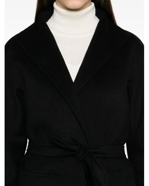 Max Mara Black Cashmere Coat