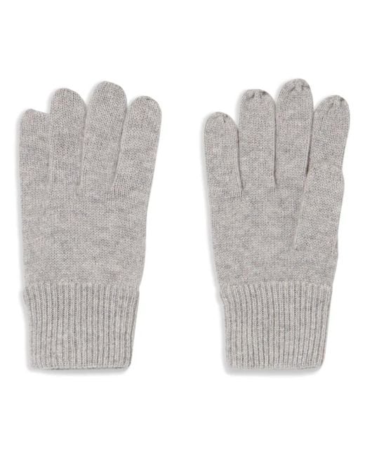 Brooks Brothers Gray Cashmere Gloves for men