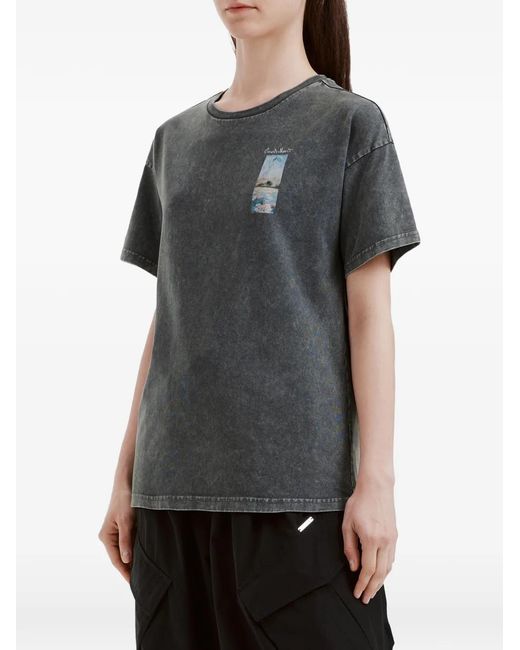 Musium Div. Black Print T-Shirt