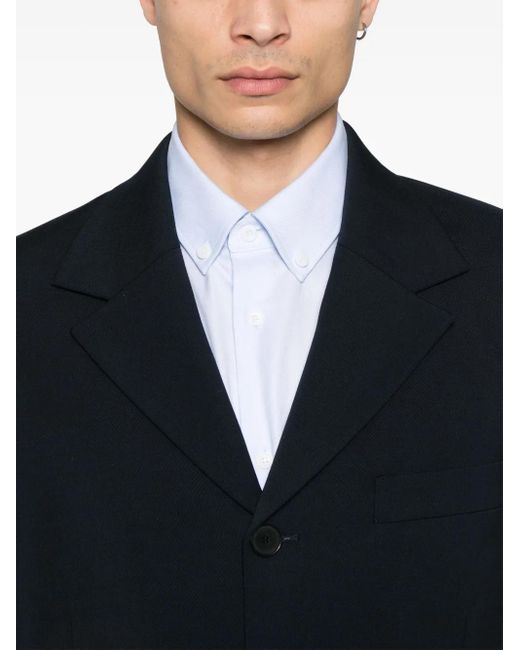 Sandro Blue Wool Blazer for men