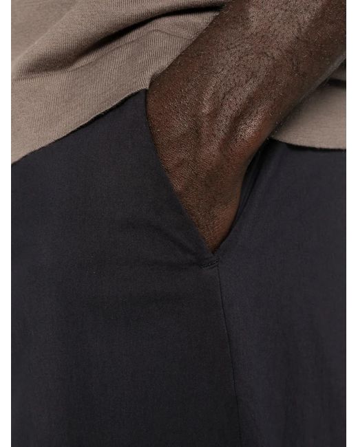 Briglia 1949 Black Covent Drawstring-Waistband Trousers for men