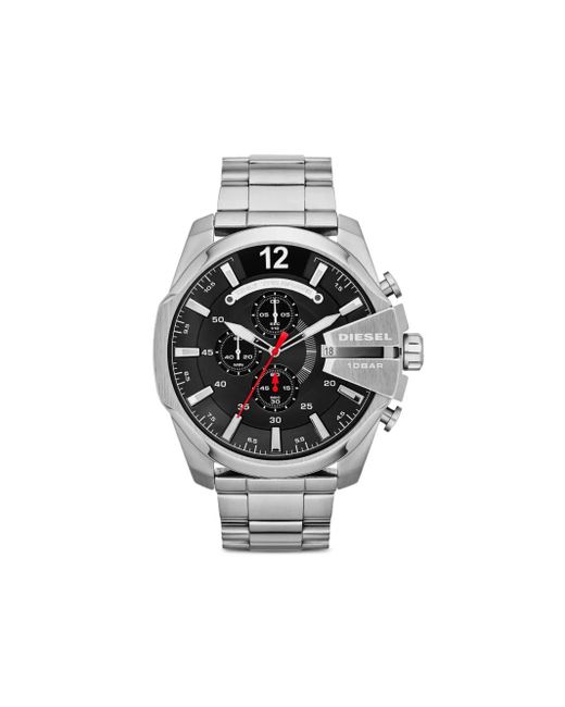 DIESEL White Dz4308 Mega Chief 51Mm for men