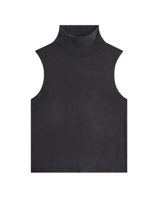 Kith Black Victoria Turtleneck Top