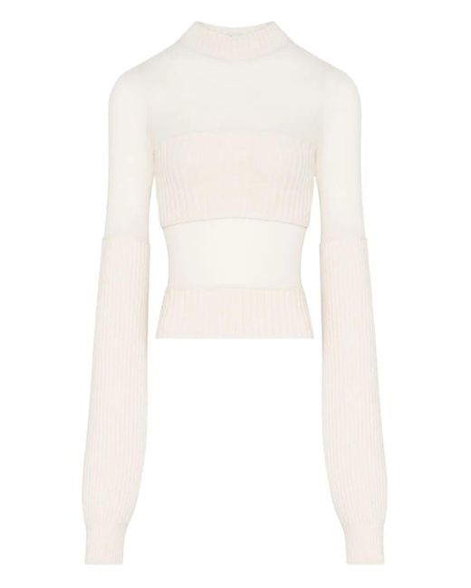 Jean Paul Gaultier ウール セーター White