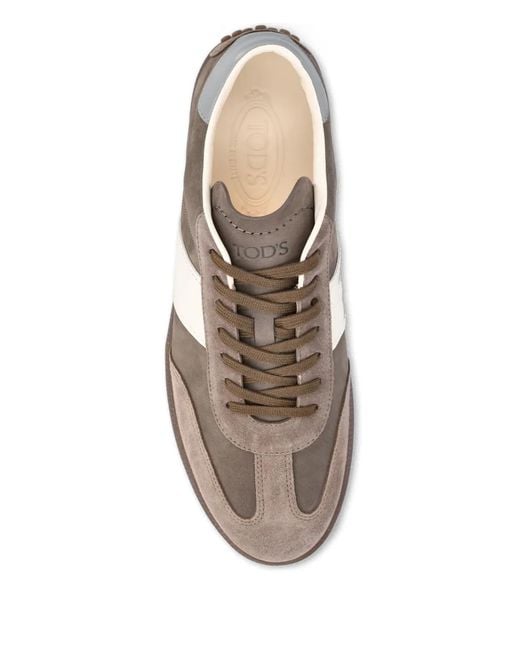 Tod's Brown Flat Shoes for men