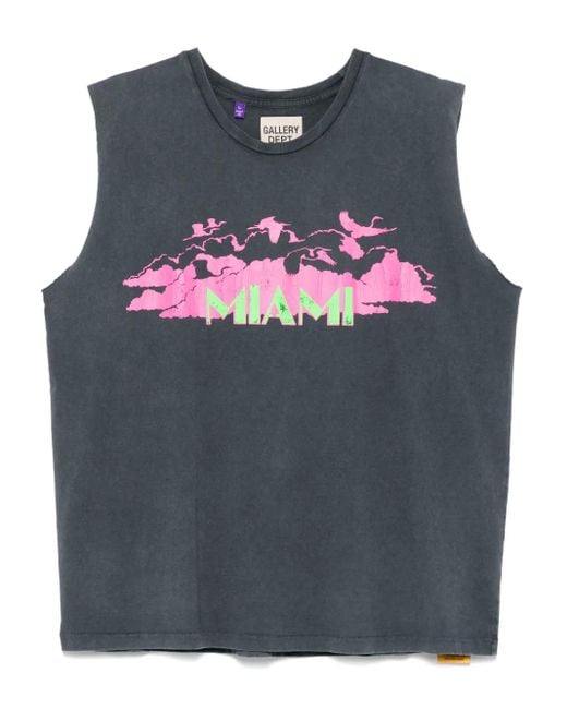 GALLERY DEPT. Miami T-Shirt in Gray for Men | Lyst