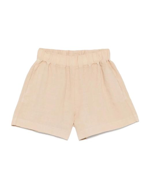 Short En Lin 120% Lino en coloris Natural