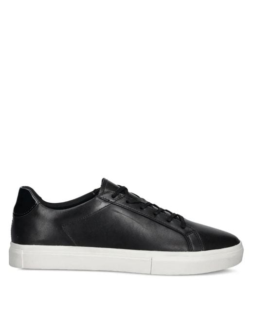 Vagabond Black Leather Trainers