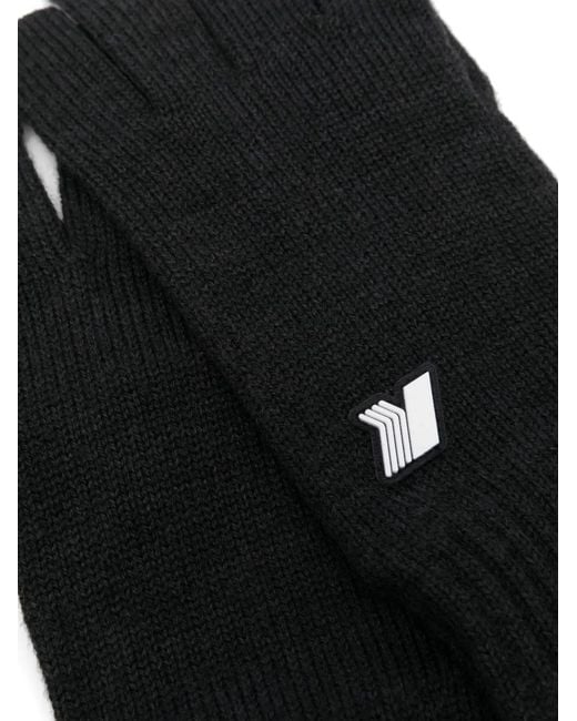 K-Way Black Alfred Gloves for men