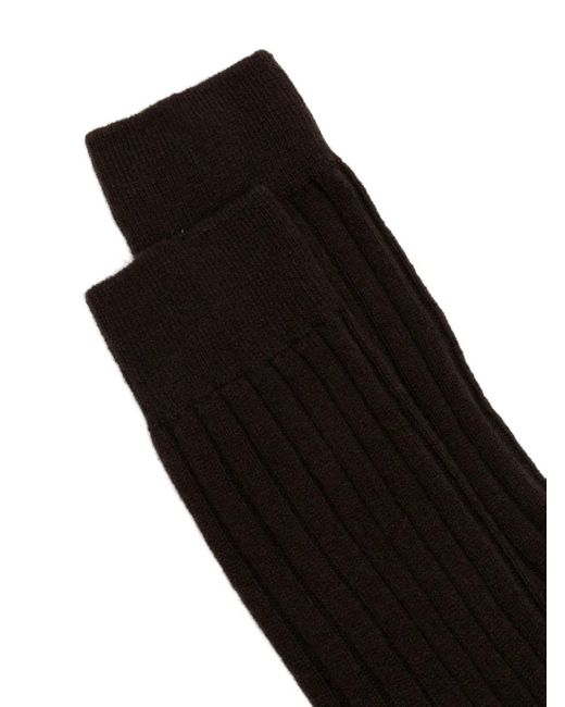 Tom Ford Black Rib Socks for men