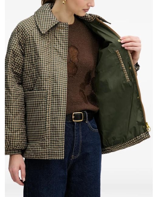 Barbour Gray Laoise Quilted Jacket