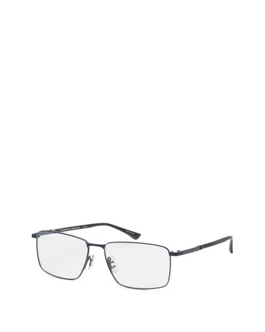 Porsche Design White Rectangle-Frame Glasses for men