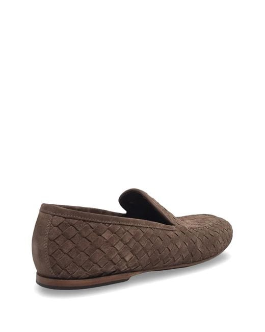 Neil Barrett Brown Woven Suede Loafers for men